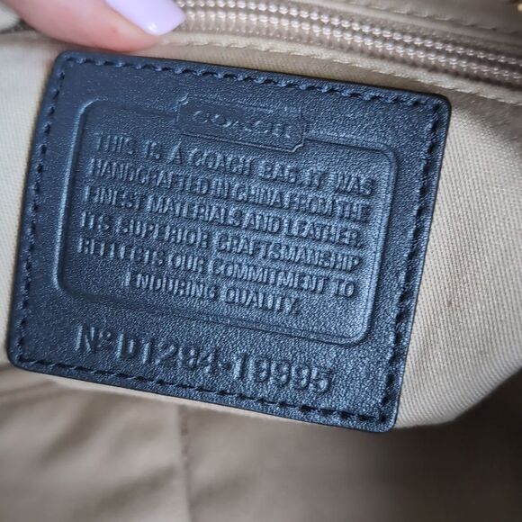 COACH Limited Edition Legacy Collection With Red❤️ Leather Tassel Detailing - Picture 11 of 15